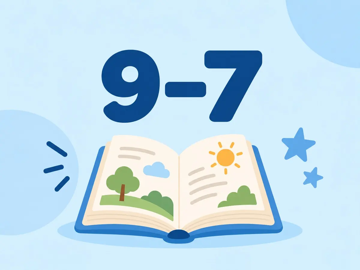 ספרים לגילאי 7–9 – ספר פתוח לראשית קריאה עם איורים צבעוניים