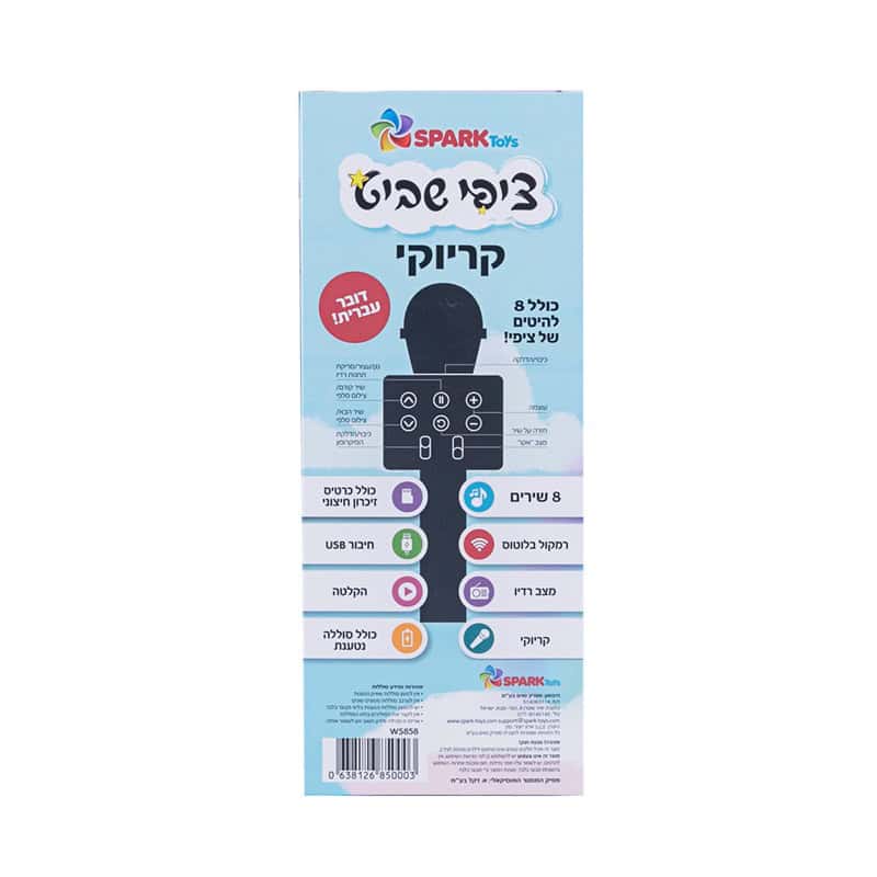 מיקרופון קריוקי ציפי שביט – תמונה 2